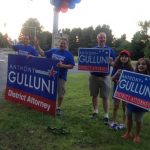 A group of volunteers for Hampden District Attorney Anthony Gulluni's campaign.