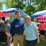 Hampden District Attorney Anthony Gulluni posing for a photo with a person.