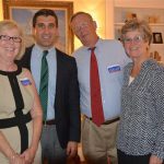 Hampden District Attorney Anthony Gulluni and three others pose for a photo.